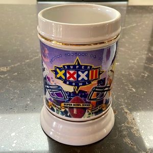 Super Bowl XXXIII beer mug